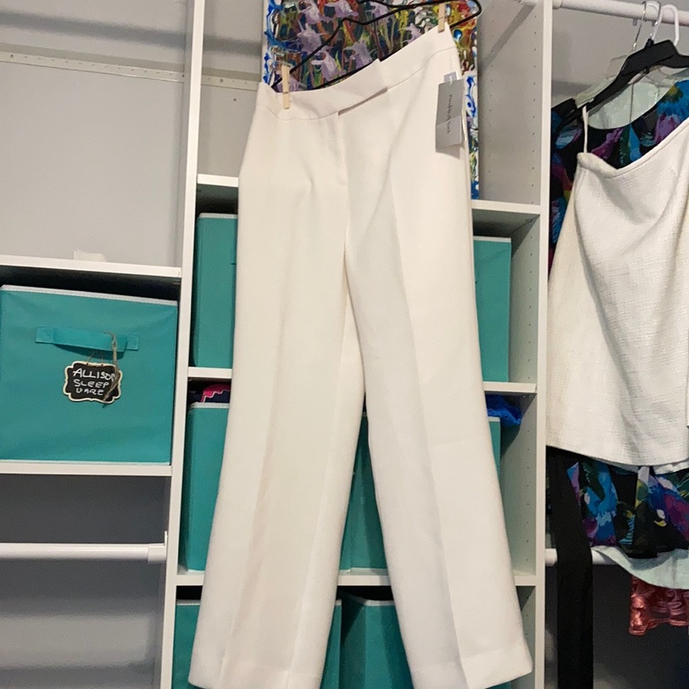 Preston and York dress pants white